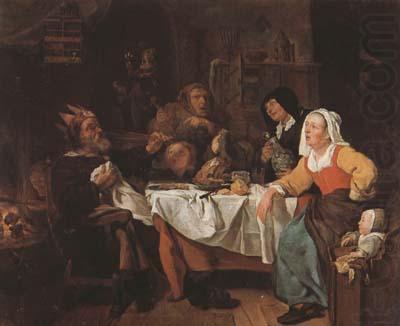 Gabriel Metsu The King Drinks (mk08) china oil painting image